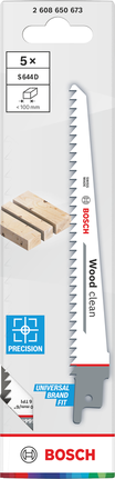 Bosch clean S644D 曲線鋸片，用於精確切割木材。